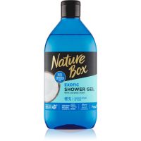 Nature Box Coconut δροσιστικό τζελ ντους με ενυδατικό αποτέλεσμα 385 μλ