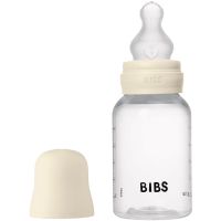 BIBS Anti-Colic Baby Bottle Silicone antikoliková fľaša Ivory 150 ml