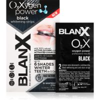 BlanX Oxygen Power Whitening Black Strips belilni trakovi za zobe 10 kos