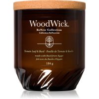 Woodwick Tomato Leaf & Basil ароматна свещ 184 гр.