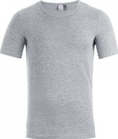 Pánské měkké slim-fit triko na tělo Promodoro 5% elastan 180 g/m Barva: šedá melír, Velikost: M E3081