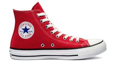 Converse Chuck Taylor All Star Hi Red Unisex - Tenisky Converse - Červená - 9621-8.5UK - Size: 8.5