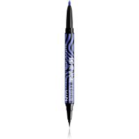 NYX Professional Makeup Beetlejuice Pinstripe Duo Liner Eyeliner 2 in 1 Farbton 02 Purple Chrome 0,5 ml