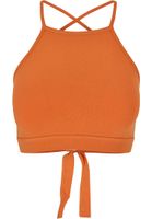 Women's triangle top vintage orange