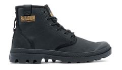 Palladium Pampa Hi Coated Black Pánske - Topánky Palladium - Čierna - 74375-008-M-5.5 - Size: 5.5