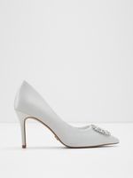 Aldo Platine Pumps Weiß