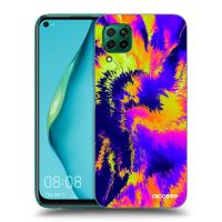 Silikónový čierny obal pre Huawei P40 Lite - Burn