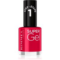 Rimmel Super Gel Gel-Lack für Fingernägel - keine UV/LED Lampe erforderlich Farbton 045 Flamenco Beach 12 ml