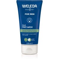 Weleda For Men 2v1 Reinigungsgel für Gesicht und Bart 100 ml