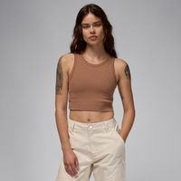 Jordan Wmns Tank Top Archaeo Brown - Dámske - Tričko Jordan - Hnedé - DX4700-223 - Veľkosť: XS