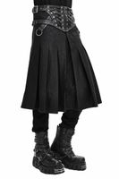 DEVIL FASHION - Herren Kilt - Beowulf' Punk Leather S