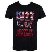 metal majica moška Kiss - Shout It Out Loud - HYBRIS - ER-1-KISS002-H68-4-BK M