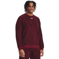 Bluza Under Armour Rival Fleece Printed Crew Dark Maroon XXL