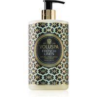 VOLUSPA Maison Noir French Linen gyengéd folyékony szappan 450 ml