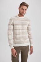 DEFACTO Standard Fit Regular Cut Patterned Crew Neck Knitwear Sweater