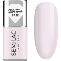 Semilac UV Gel Base Skin Tone Base Basislack für Gelnägel Farbton Natural Pink 7 ml