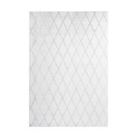 KOBEREC, 160/230 cm, sivá, biela