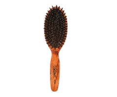Drevený kartáč na vlasy s kančím štetinami Eurostil Professional - 6,3 x 22,5 cm (00326) + darček zadarmo