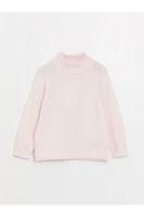 LC Waikiki High Neck Long Sleeve Baby Girl Knitwear Sweater