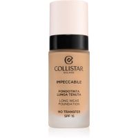 Collistar Impeccabile Long Wear Foundation dlouhotrvající make-up SPF 15 4R Rosy Sand 30 ml