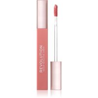 Makeup Revolution IRL Filter cremiger Lippenstift mit Satin-Finish Farbton Caramel Syrup 1,8 ml