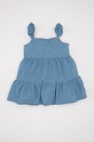 DEFACTO Baby Girl Strappy Jean Dress