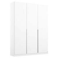 Rauch Möbel ŠATNÍ SKŘÍŇ S OTOČNÝMI DVEŘMI, bílá, 136/229/54 cm