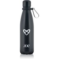 ZOE Heart Logo Stainless Steel Bottle пляшка для води з неіржавної сталі колір Black 500 мл