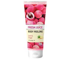 Telový peeling Fresh Juice - Liči a Zázvor 200 ml