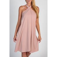 Mini Haljina S Halter Ovratnikom  Maxwell