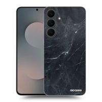 Silikónový prehľadný obal pre Samsung Galaxy S25 FE 5G - Black marble