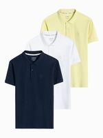 Ombre Clothing Polo T-Shirt Weiß