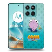 Silikónový čierny obal pre Motorola Edge 60 Fusion - COONDA chlupatka světlá