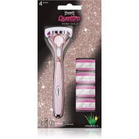 Wilkinson Sword Quattro for Women Rose Gold дамски епилатор Резервни остриета 4 СК 1 бр.