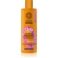 Natura Siberica Oblepikha Siberica balsam pentru netezirea părului indisciplinat pentru păr creț 400 ml