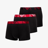 EA7 Emporio Armani Men's Knit 3-Pack Tr Nero/ Nero/ Nero L