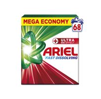 Ariel + Ultra Oxi Effect prášok na pranie, 68 praní