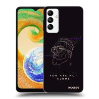 Silikónový čierny obal pre Samsung Galaxy A04s A047F - You are not alone