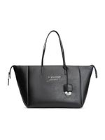 Tommy Jeans Shopper torba  crna / srebro