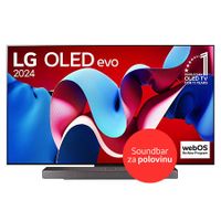 77"-LG OLED evo AI-C4 4K Smart TV- OLED77C4