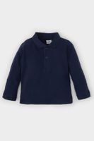 DEFACTO Baby Boy Polo Neck Pique Long Sleeve T-Shirt