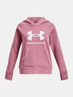 Under Armour UA Rival Fleece BL Hoodie Sweatshirt Kinder Rosa