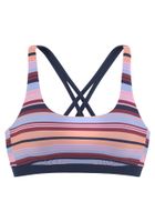 s.Oliver Bikini gornji dio  mornarsko plava / svijetloplava / marelica / roza