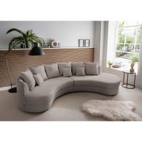Livetastic SEDACIA SÚPRAVA, textil, sivohnedá