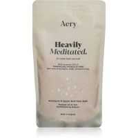 Aery Aromatherapy Heavily Meditated soľ do kúpeľa 375 g