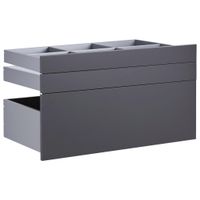 Hom`in SADA ZÁSUVIEK, antracitová, 90,9/50,3/46,8 cm