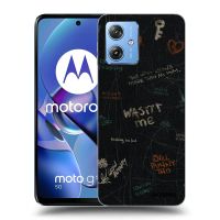 Silikónový čierny obal pre Motorola Moto G54 5G - CONFESSION