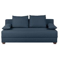 MID.YOU ROZKLADACIA POHOVKA, textil, tmavomodrá