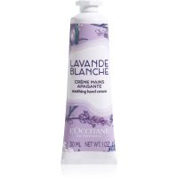 L’Occitane White Lavender beruhigende Creme für die Hände 30 ml