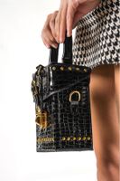 Capone Outfitters Small Crocodile Patterned Venezia Women's Hand & Shoulder Bag